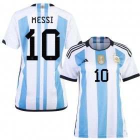 Jalkapallo Pelipaidat/Peliasut Argentiina 3 Star MESSI 10 Naisten Mm-Kisat 2022